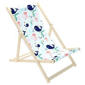 Dječja ležaljka za plažu Kitovi i meduze, Chill Outdoor