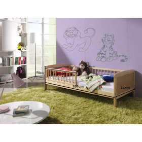 Dječji krevet Junior - 160x70 cm - prirodan