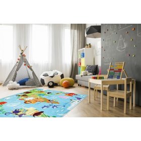 Dječji tepih - Karta svijeta