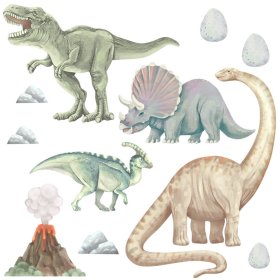 Set zidnih naljepnica - Dinosauri