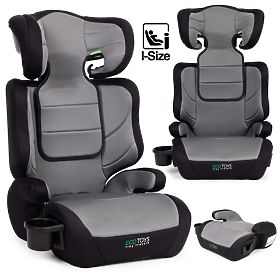 Dječja autosjedalica 2u1 podloga i-SIZE visina 100-150 cm držač za piće ECOTOYS, EcoToys