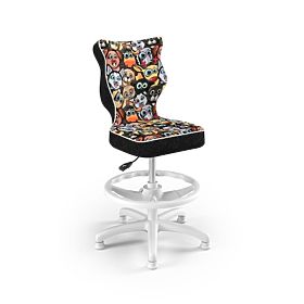 Dječja ergonomska stolica za pisaći stol prilagođena visini 119-142 cm - životinje, ENTELO