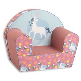 Dječja fotelja Unicorn - ružičasta, Ourbaby®