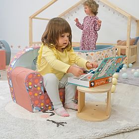 Dječja fotelja Unicorn - ružičasta, Ourbaby®