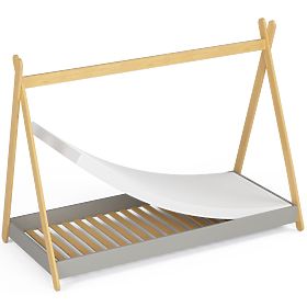 Dječji krevet 180x80 GEM s madracem sivi