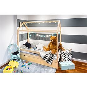 Dječji krevet kućica Paul - prirodni, Ourbaby®