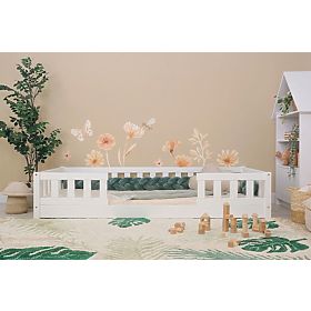 Dječji krevet Ourbaby Meadow 2 ograde - bijela, Ourbaby®