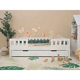 Dječji krevet Ourbaby Meadow plus 2 ograde - bijela, Ourbaby®