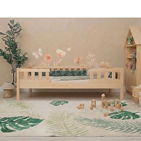 Dječji krevet Ourbaby Meadow plus 2 ograde - prirodni, Ourbaby®