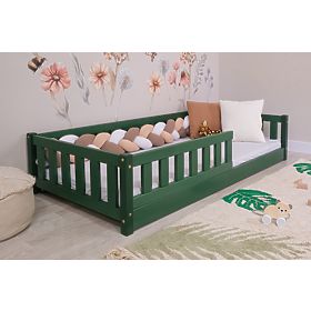 Dječji niski krevet Montessori Ourbaby Meadow - zelena
