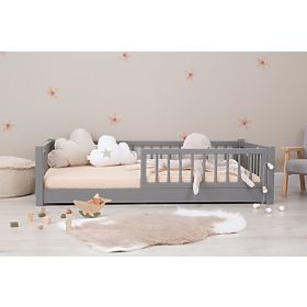 Dječji niski krevet Montessori Ourbaby - siva