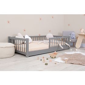 Dječji niski krevet Montessori Ourbaby - siva