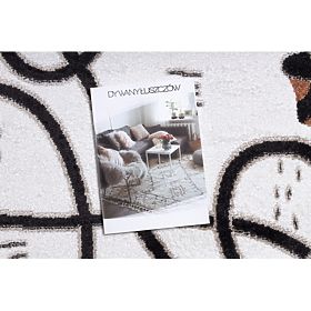 Dječji tepih FUN Game, igraći, lama krem, F.H.Kabis