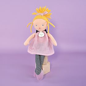 Doudou Jolijou Lutka Inés 30 cm, Doudou Jolijou Paris