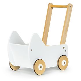 Drvena kolica za lutke hodalica ECOTOYS