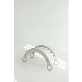 Drvena Montessori ljuljačka M - bijela, baby wood