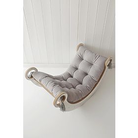 Drvena Montessori ljuljačka S - bijela