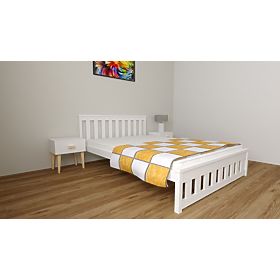 Drveni krevet Ada 200 x 120 cm - bijela