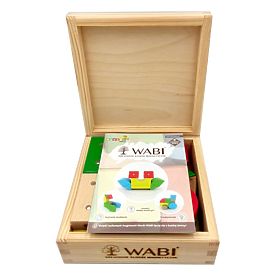 Drveno-magnetne kocke WABI, 20 elemenata