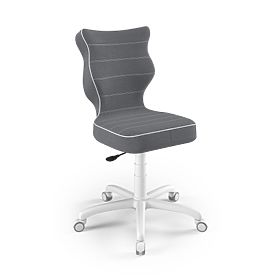 Ergonomska stolica za pisaći stol prilagođena visini 146-176,5 cm - tamno siva, ENTELO