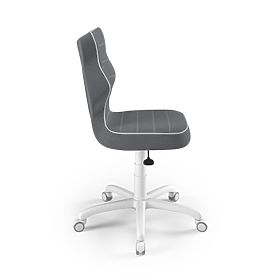 Ergonomska stolica za pisaći stol prilagođena visini 146-176,5 cm - tamno siva, ENTELO