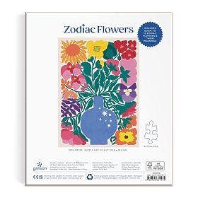 Galison Puzzle Cvjetovi zodijaka 1000 dijelova, Galison