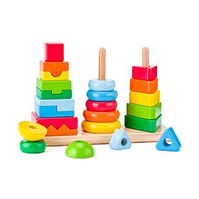 Geometrijska slagalica 3 kule za sastavljanje
