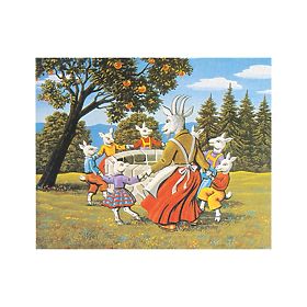 Goki Drvene kocke Bajke 20 kom, Goki