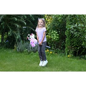 Jednorog na štapu Lila Hobby Horse, Przytul i kochaj