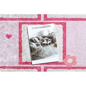 JUNIOR 51828.802 dječji tepih za pranje, balerina, protuklizni - ružičasti, F.H.Kabis