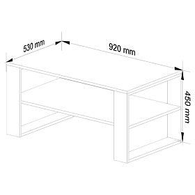 KLUBSKI STOL ALEX HRAST SONOMA / CRNI