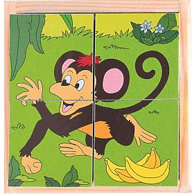 Kockaste puzzle Zoo