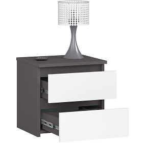 KOMODA CL2 2SZ CLP PK GRAFIT SIVA / BIJELA