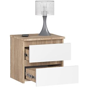 KOMODA CL2 2SZ CLP PK HRAST SONOMA / BIJELA