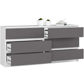 KOMODA K160 6SZ CLP PK BIJELA / SIVA
