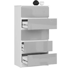 KOMODA K60 5 LADICA CLP PK METALIK SJAJ