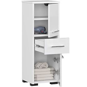 KUPAONSKI ORMARIĆ FIN STUPAC 30 2D 1SZ 85cm PK BIJELI SJAJ