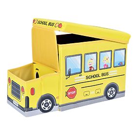 Kutija za igračke Autobus žuti
