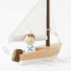 Le Toy Van Drveni jedrenjak s kapetanom