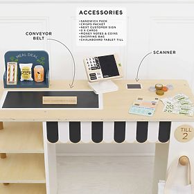 Le Toy Van Prodajni štand s blagajnom i priborom, Le Toy Van