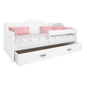 Dječji krevet JULIE s naslonom 160x80 cm - bijeli, Magnat