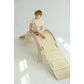 Montessori L penjački set - prirodni