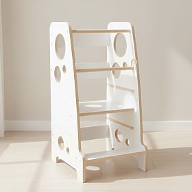 Montessori učna kula Luna - bijela, Ourbaby®
