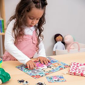 Mudpuppy Puzzle Mačići u šalici za čaj u platnenoj vrećici 36 dijelova, Mudpuppy