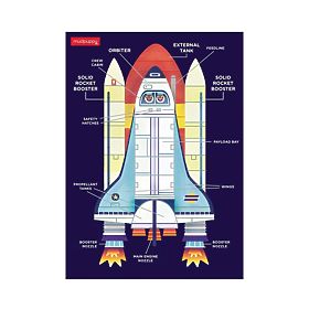 Mudpuppy Puzzle Space Shuttle 48 komada, Mudpuppy