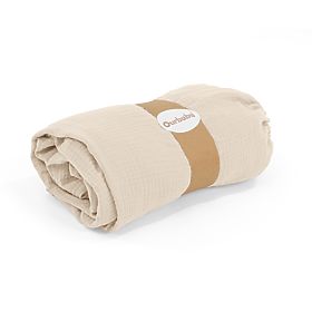 Mušelinsko plahta Ourbaby 140x70 cm - ecru, Ourbaby®