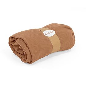 Mušelinsko plahta Ourbaby 180x80 cm - toffee, Ourbaby®