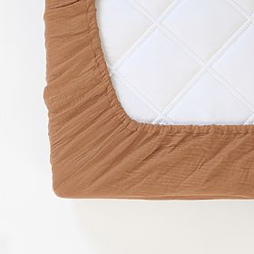 Mušelinsko plahta Ourbaby 180x80 cm - toffee, Ourbaby®