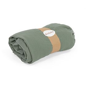 Mušelinsko plahta Ourbaby 180x80 cm - zelena, Ourbaby®