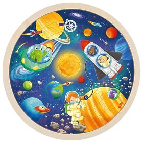 Okrugle puzzle Svemir